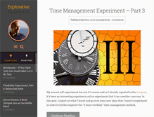 Tablet Screenshot of explorativeapproach.com